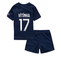 Paris Saint-Germain Vitinha Ferreira #17 Fotballklær Hjemmedraktsett Barn 2022-23 Kortermet (+ korte bukser)